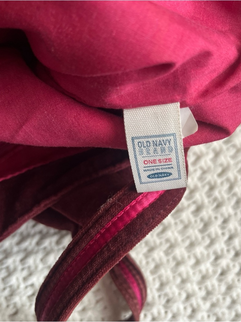 Old Navy Boho Bag Tote Pink Y2k Cotton Polyester Velvet Sateen Chinese Floral - Picture 5 of 16